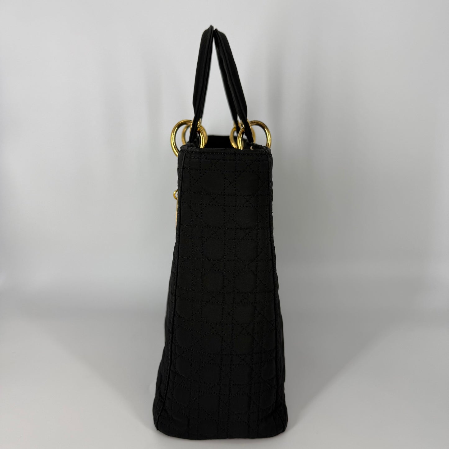 LADY DIOR Large – Black Nylon