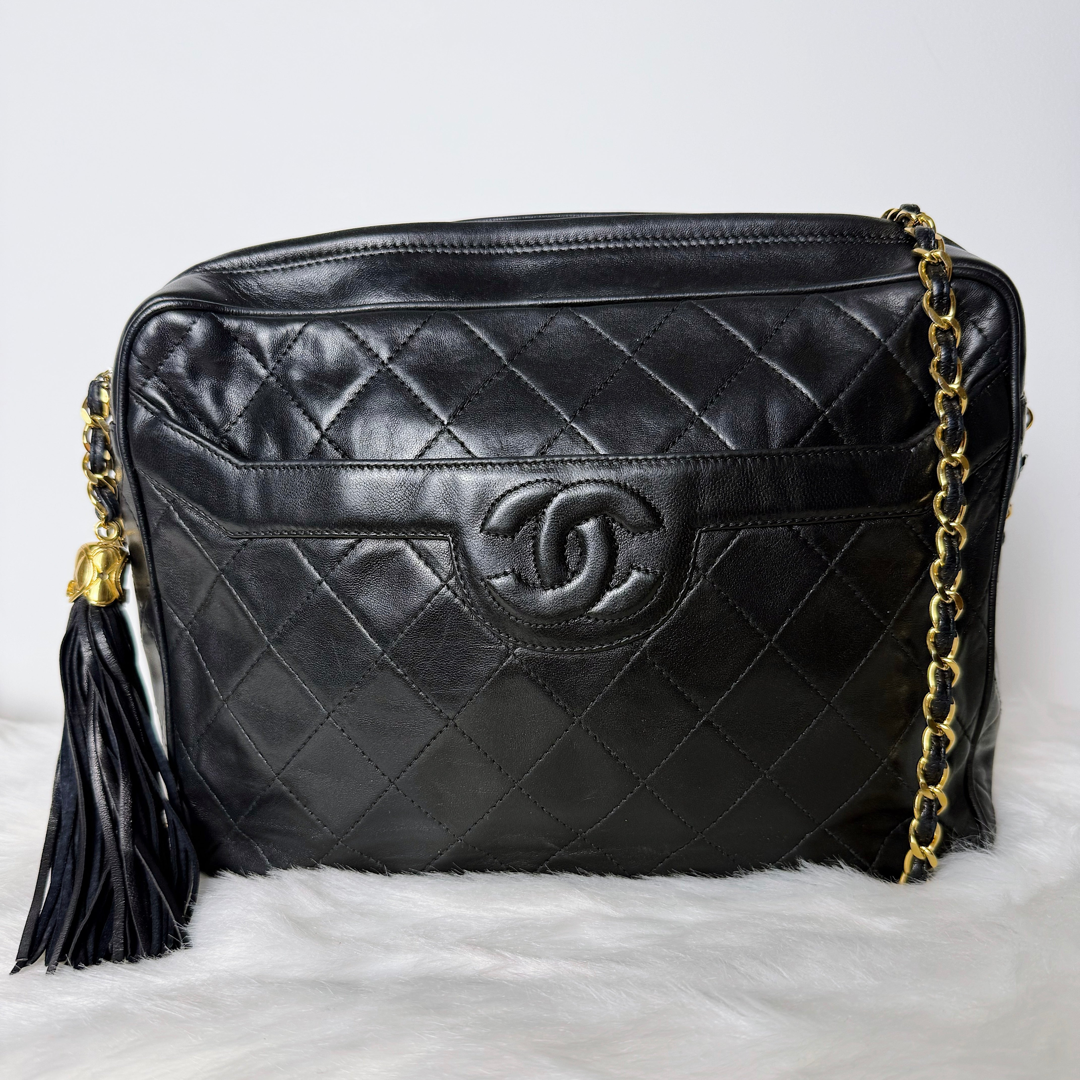 Vintage Camera Bag – 24K Gold