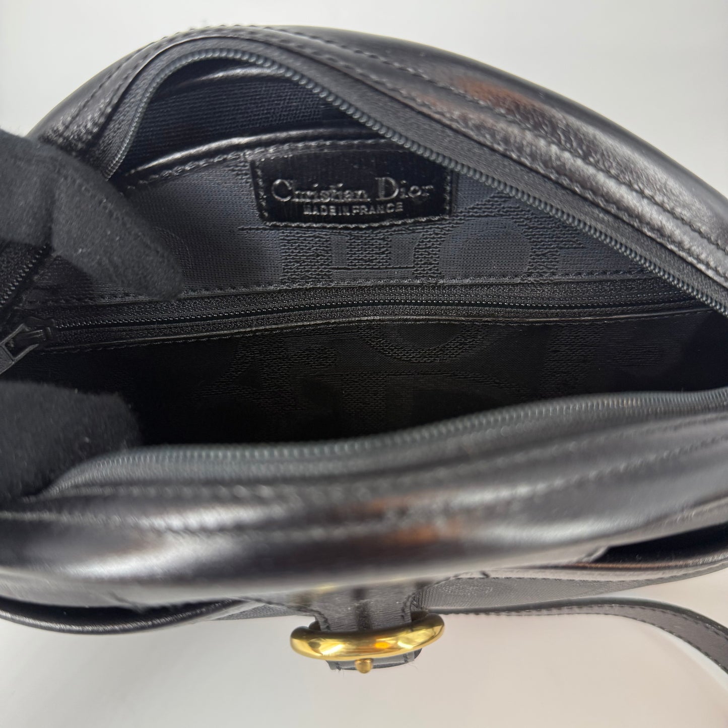 CHRISTIAN DIOR Black Crossbody Bag