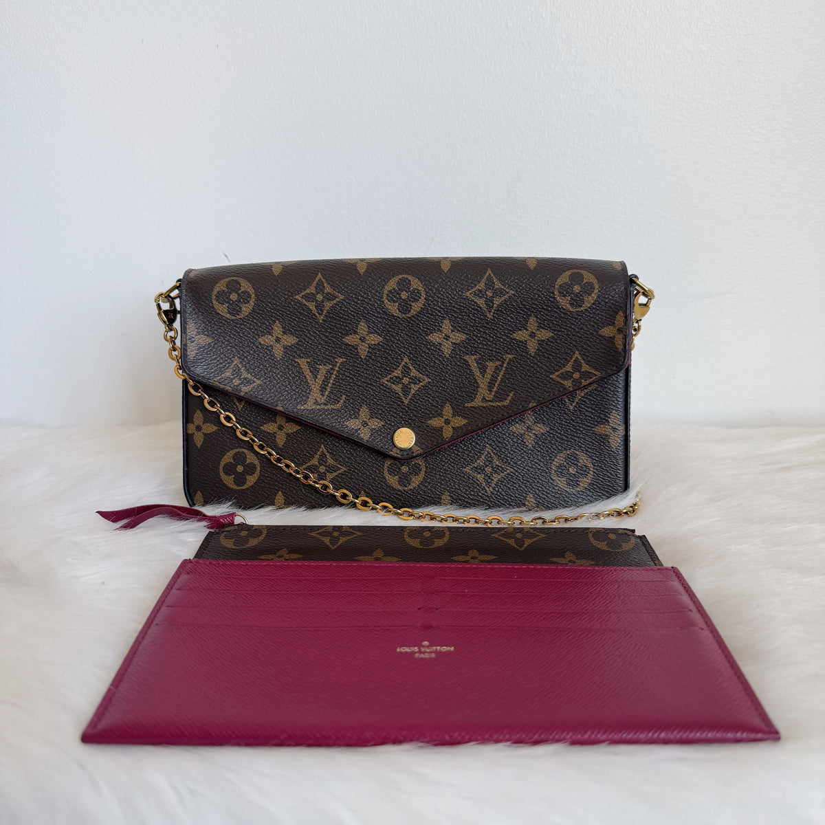 Pochette Félicie — Monogram Canvas — Gold-Tone Hardware