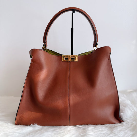 FENDI Peekaboo X-Lite Large – Brown