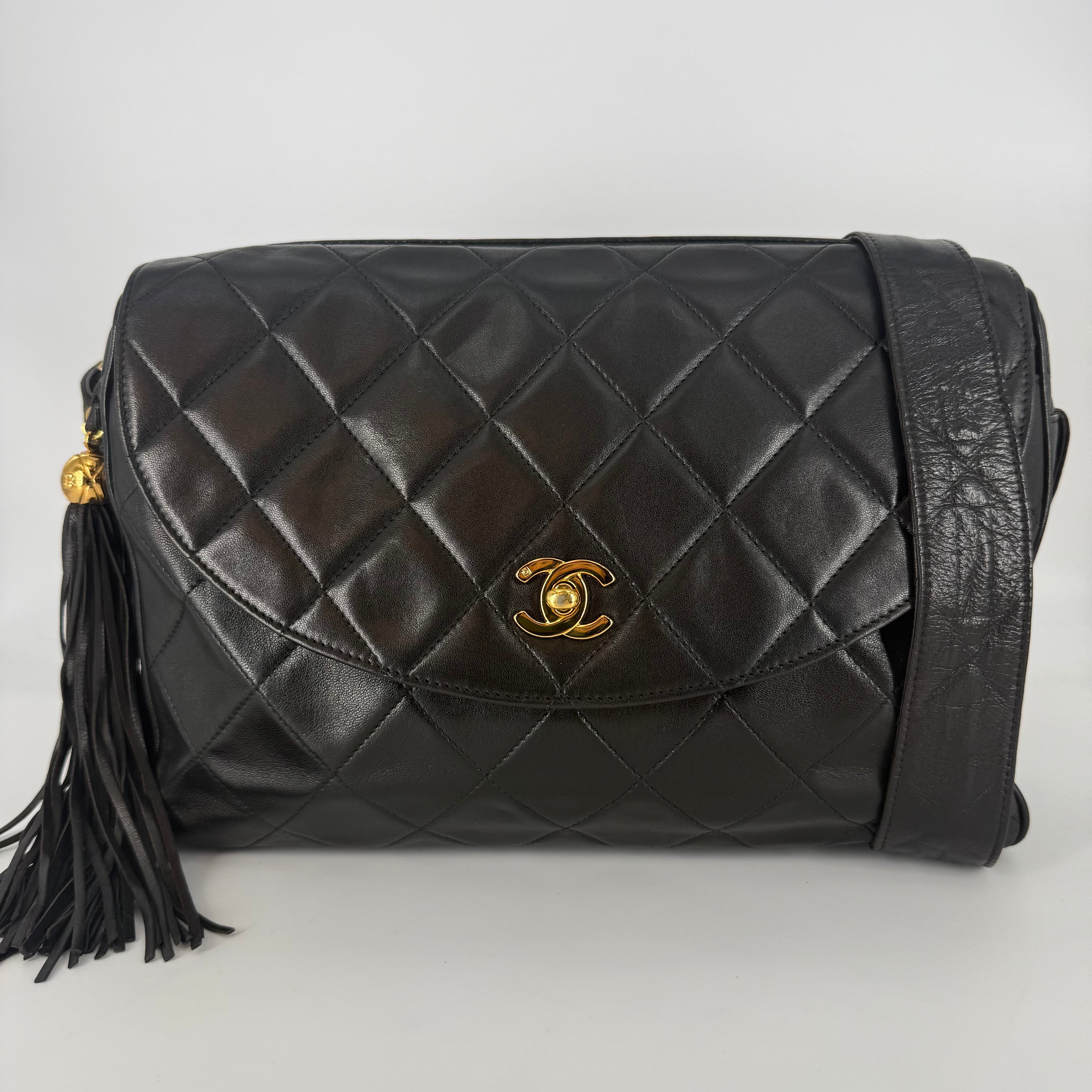 Classic Quilted Flap 24 Karat Gold