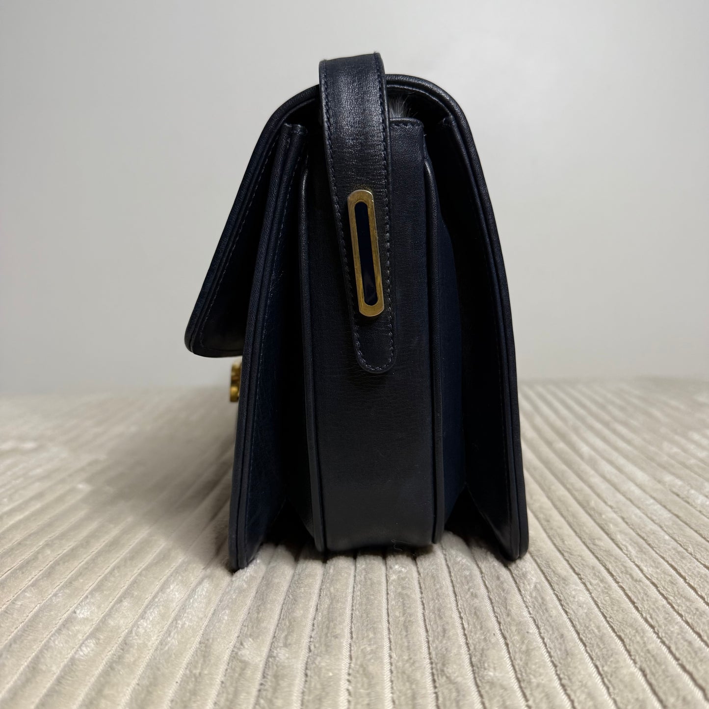 Gucci Navy GG Web Crossbody