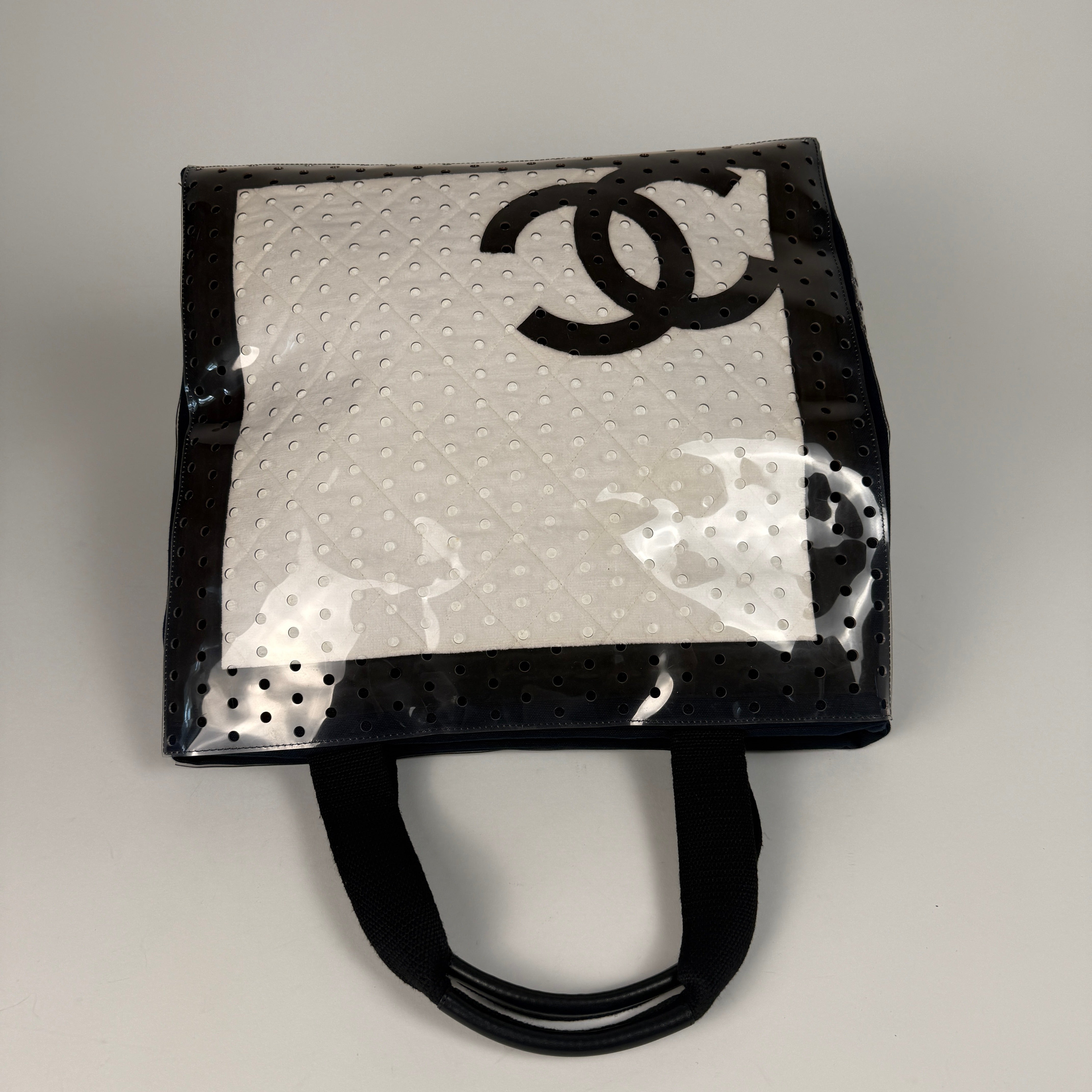 Coco Mark Vinyl Canvas Tote Bag