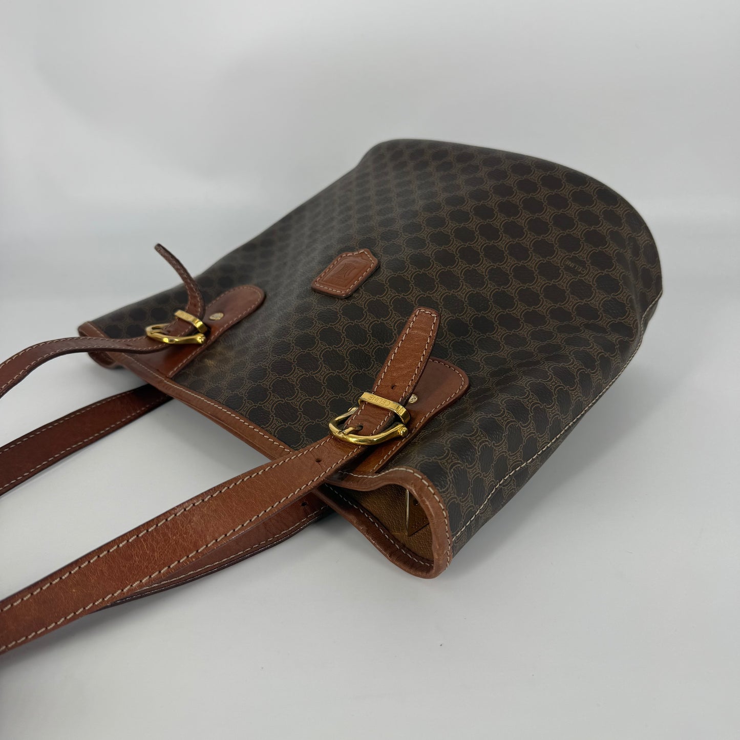 CÉLINE Macadam Bucket Tote Bag