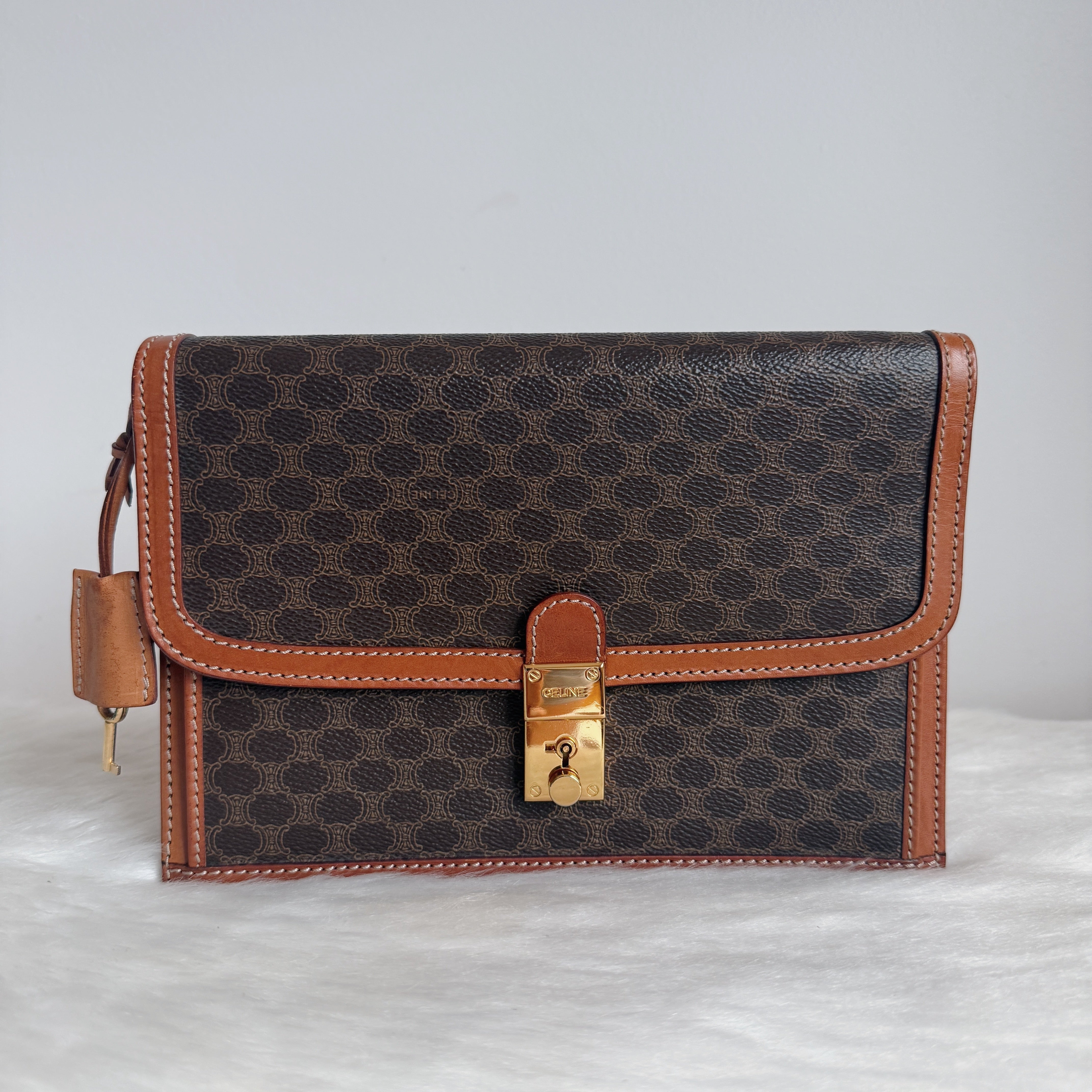 Macadam Clutch — Triomphe Canvas