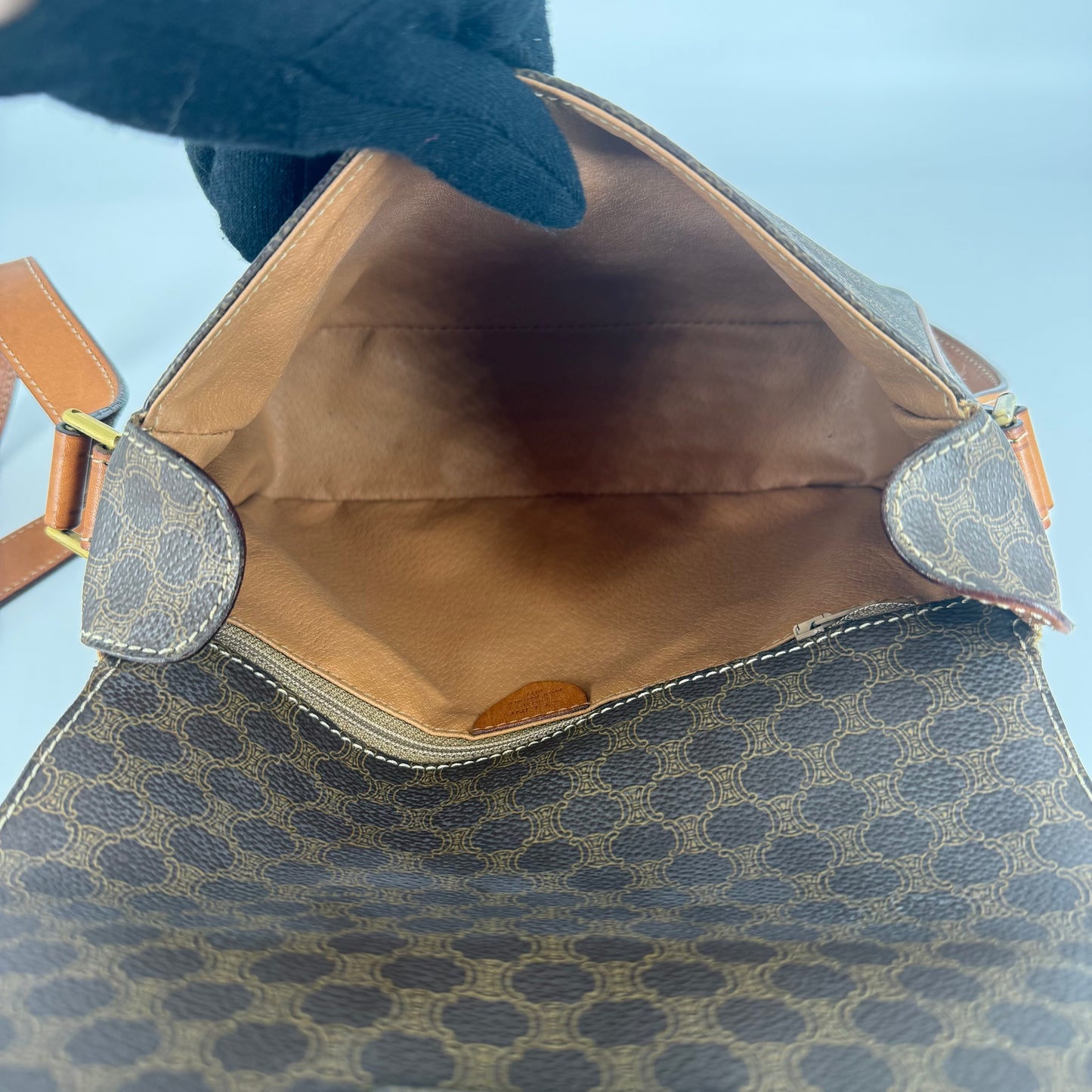 CELINE Macadam Crossbody Bag