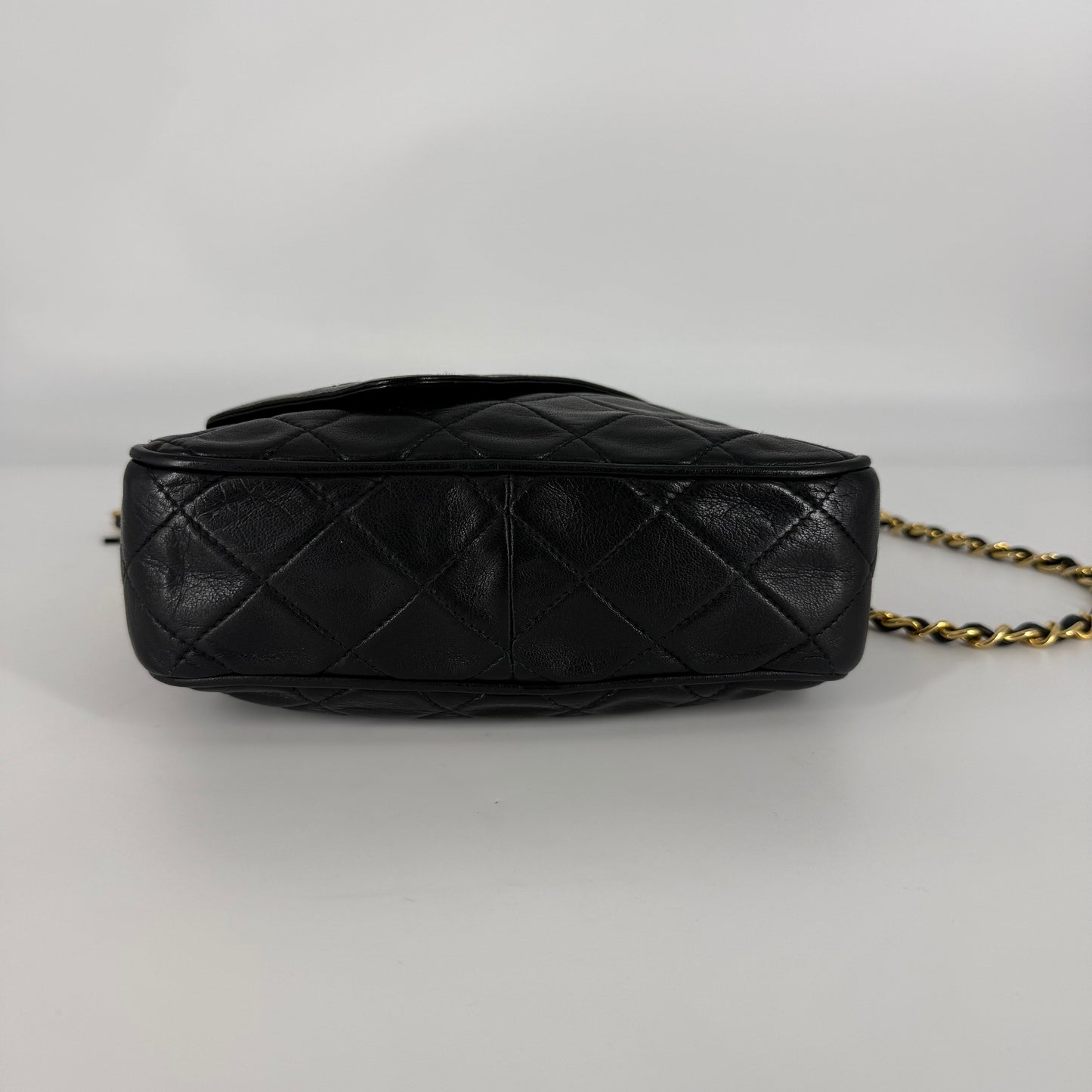 CHANEL Vintage 24-Karat Gold Camera Bag