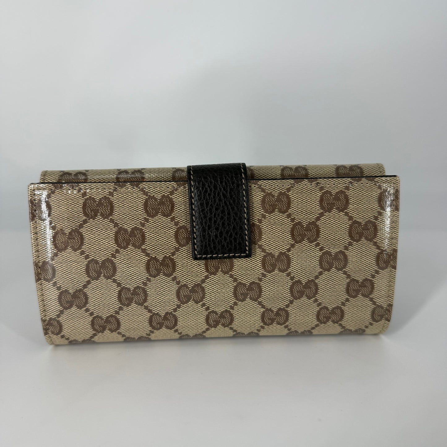 GUCCI GG Canvas Continental Flap Wallet