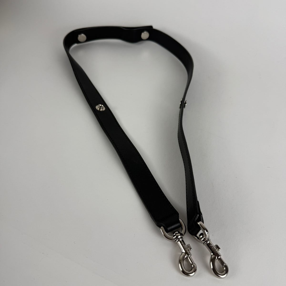 By The Way — Black Leather with Multicolor Details — Silver-Tone Hardware