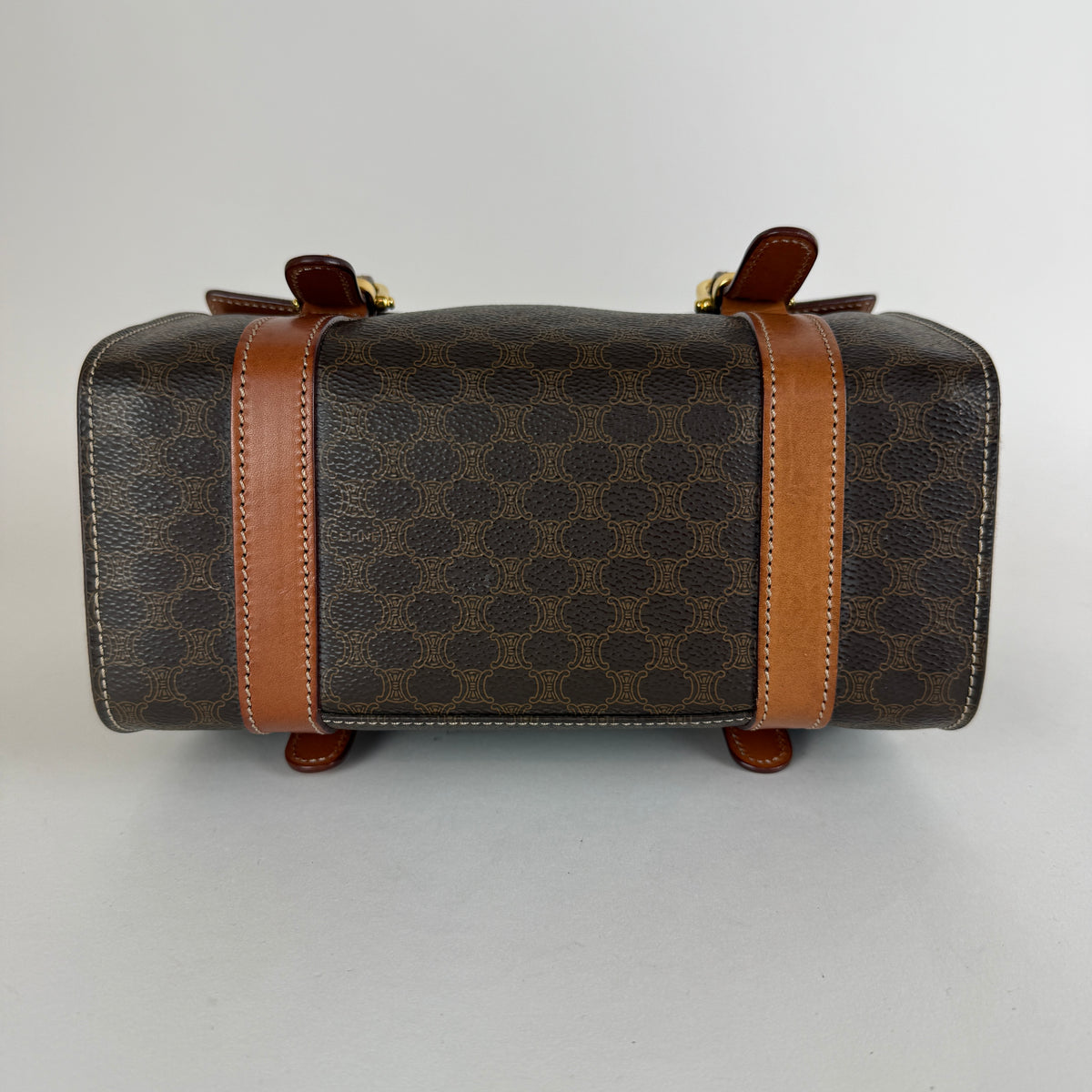 Macadam Triomphe Shoulder Bag — Brown