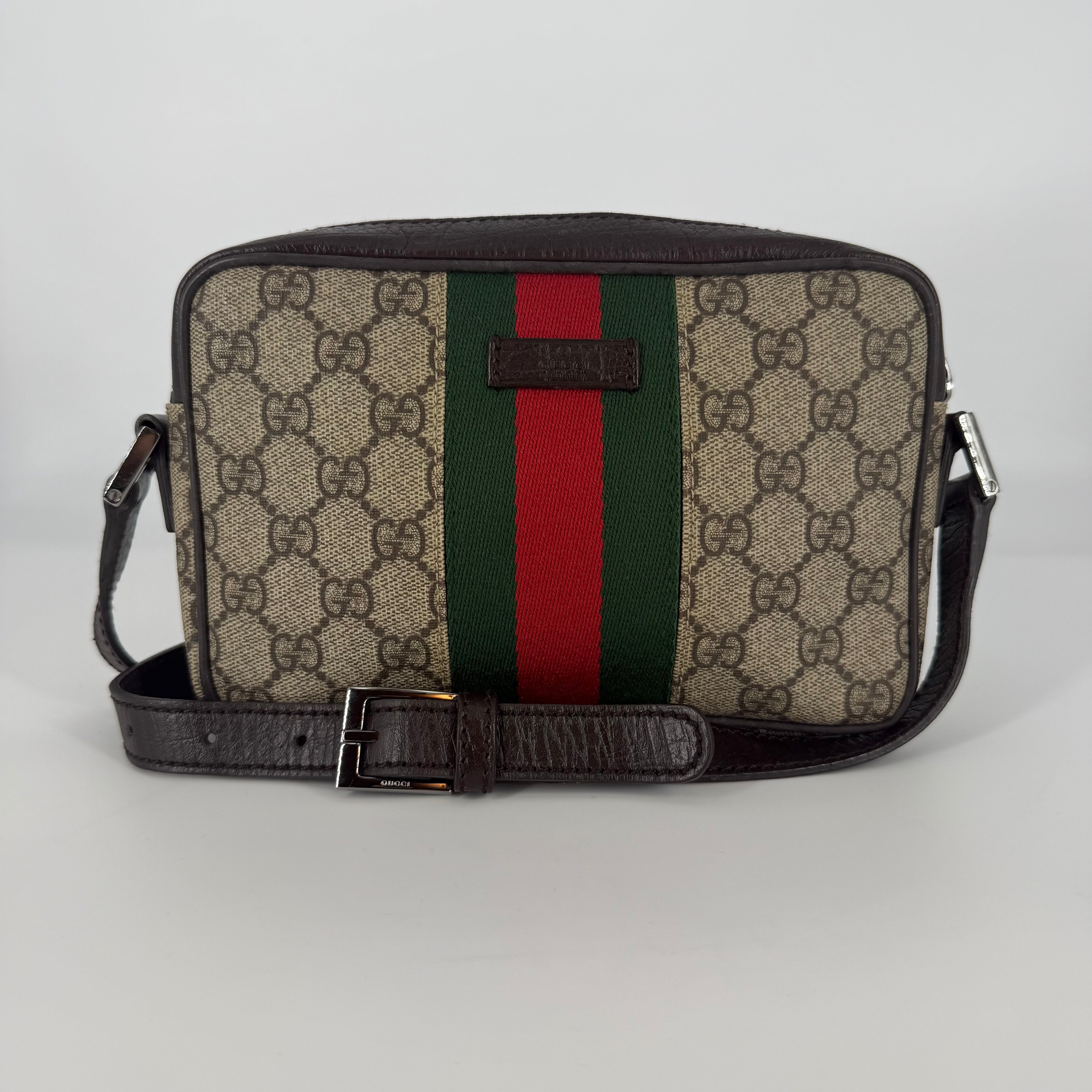 GG Supreme Web Crossbody