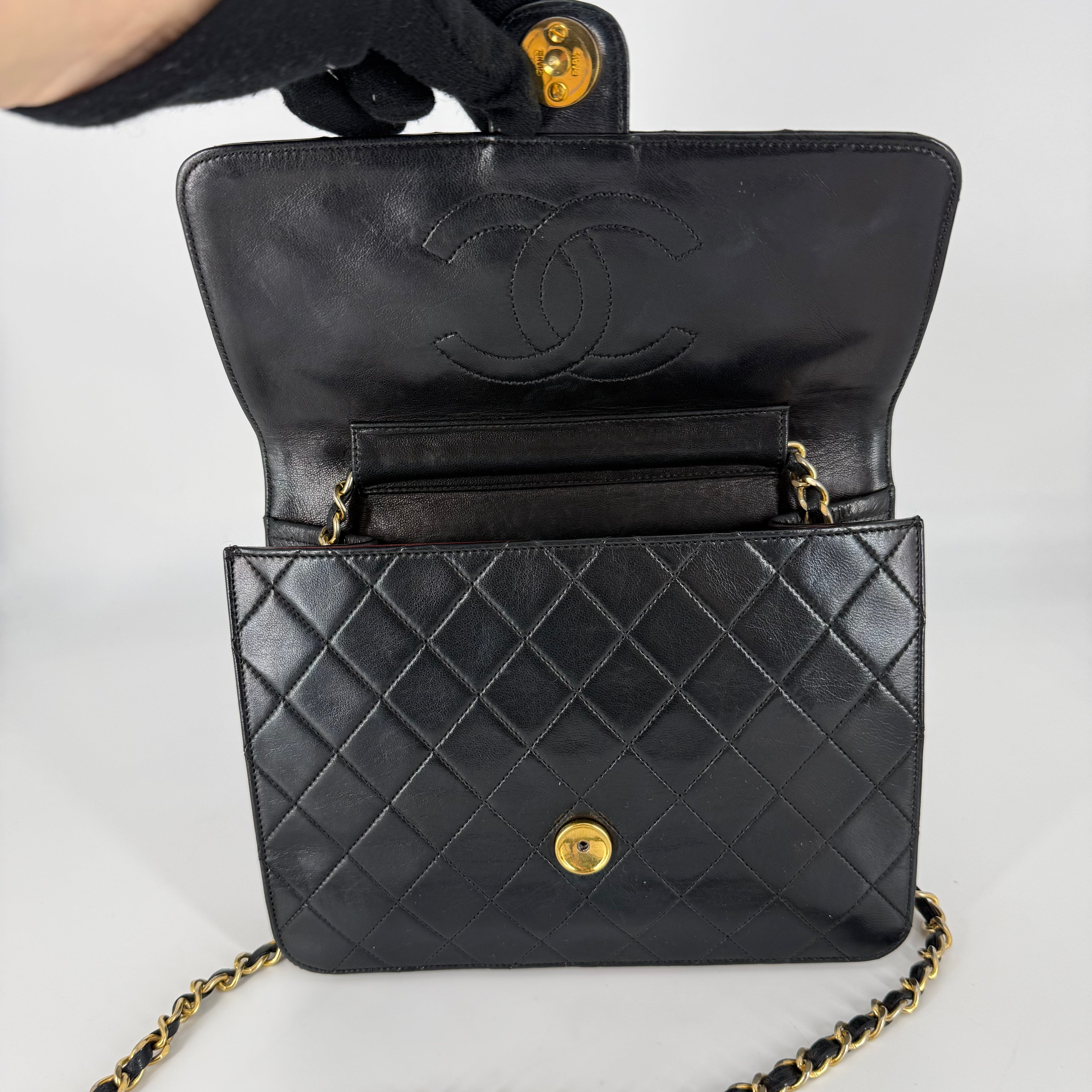 Vintage Flap Bag 24K Gold