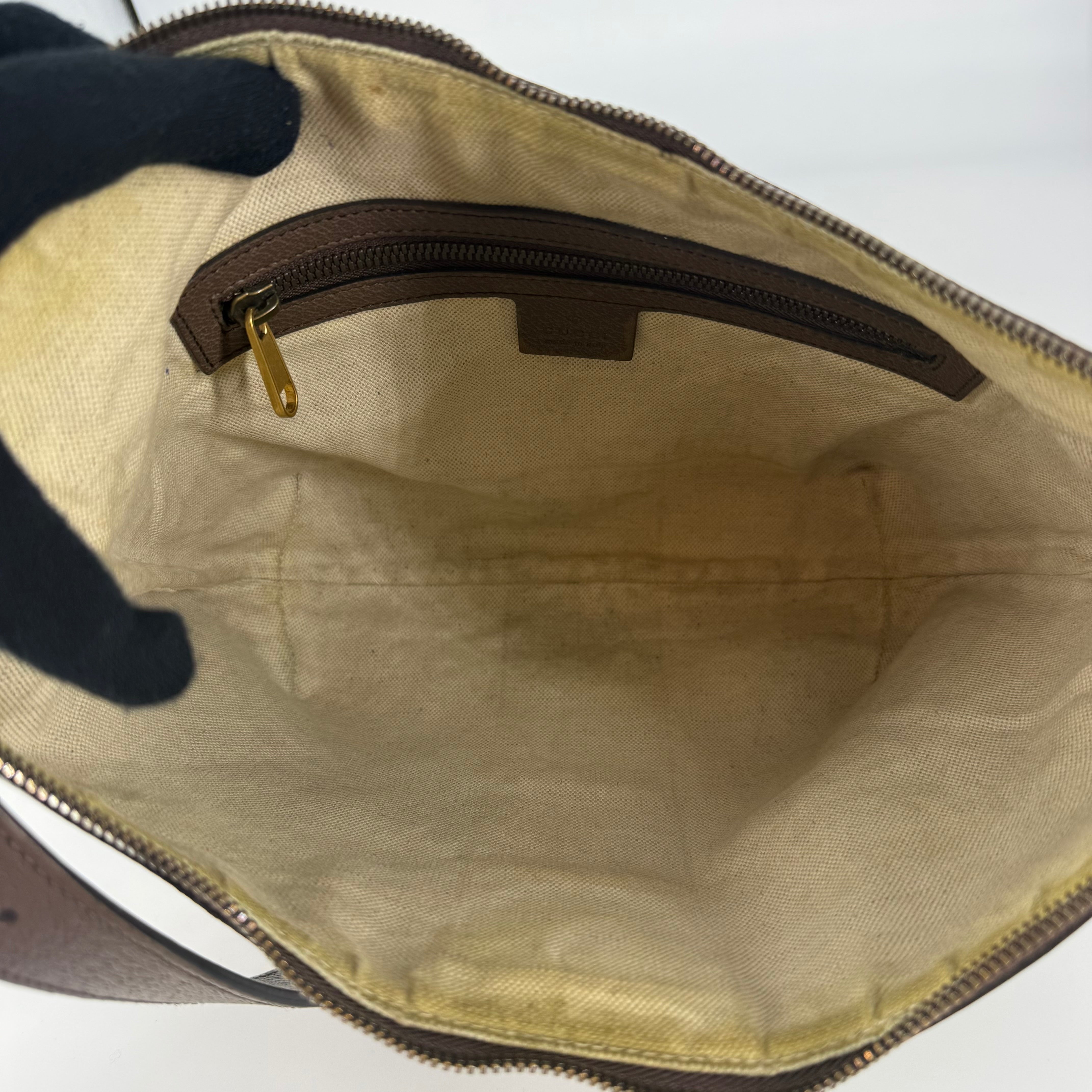 Ophidia GG Half Moon Hobo Crossbody Bag