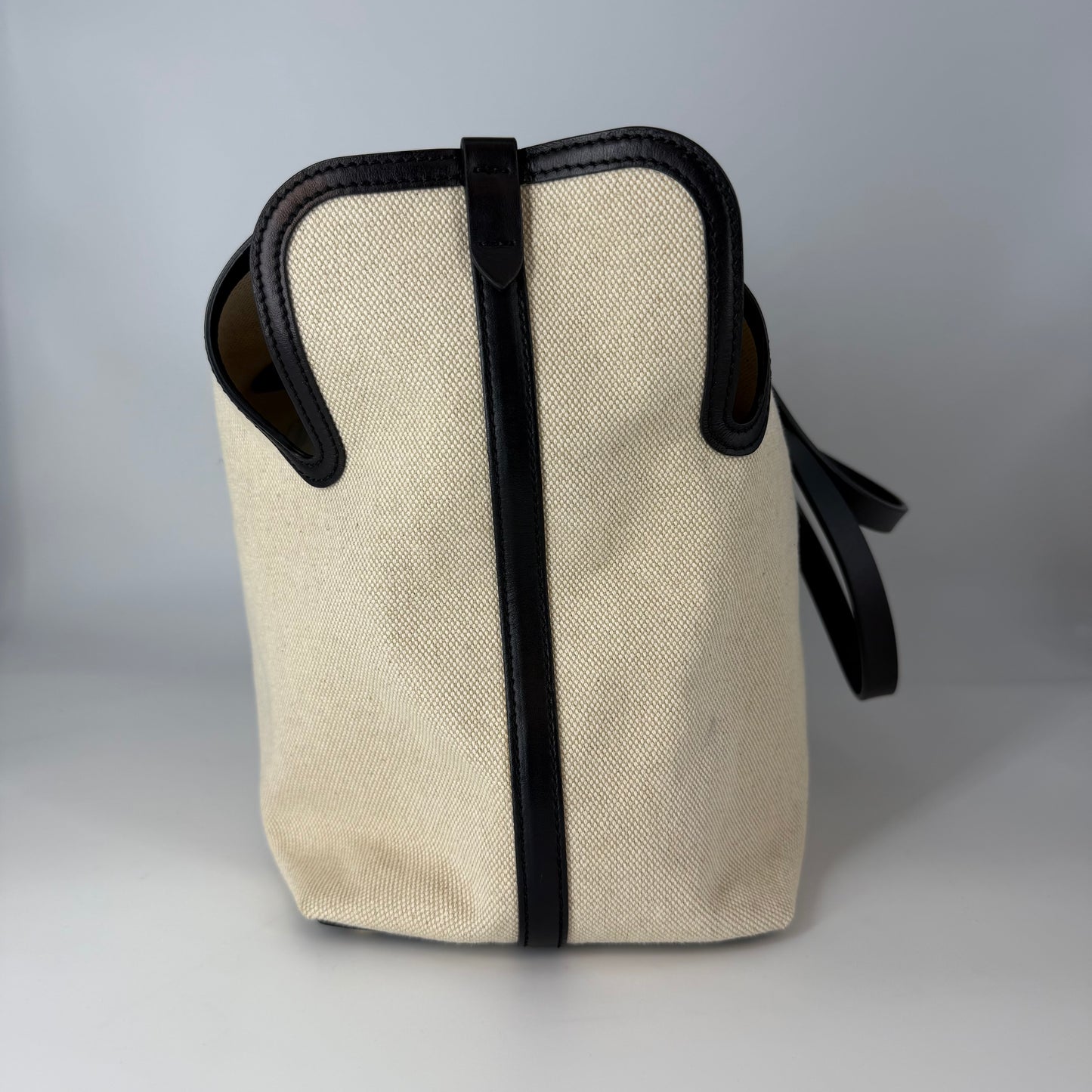 BURBERRY Canvas Tote Bag with Interior Pouch