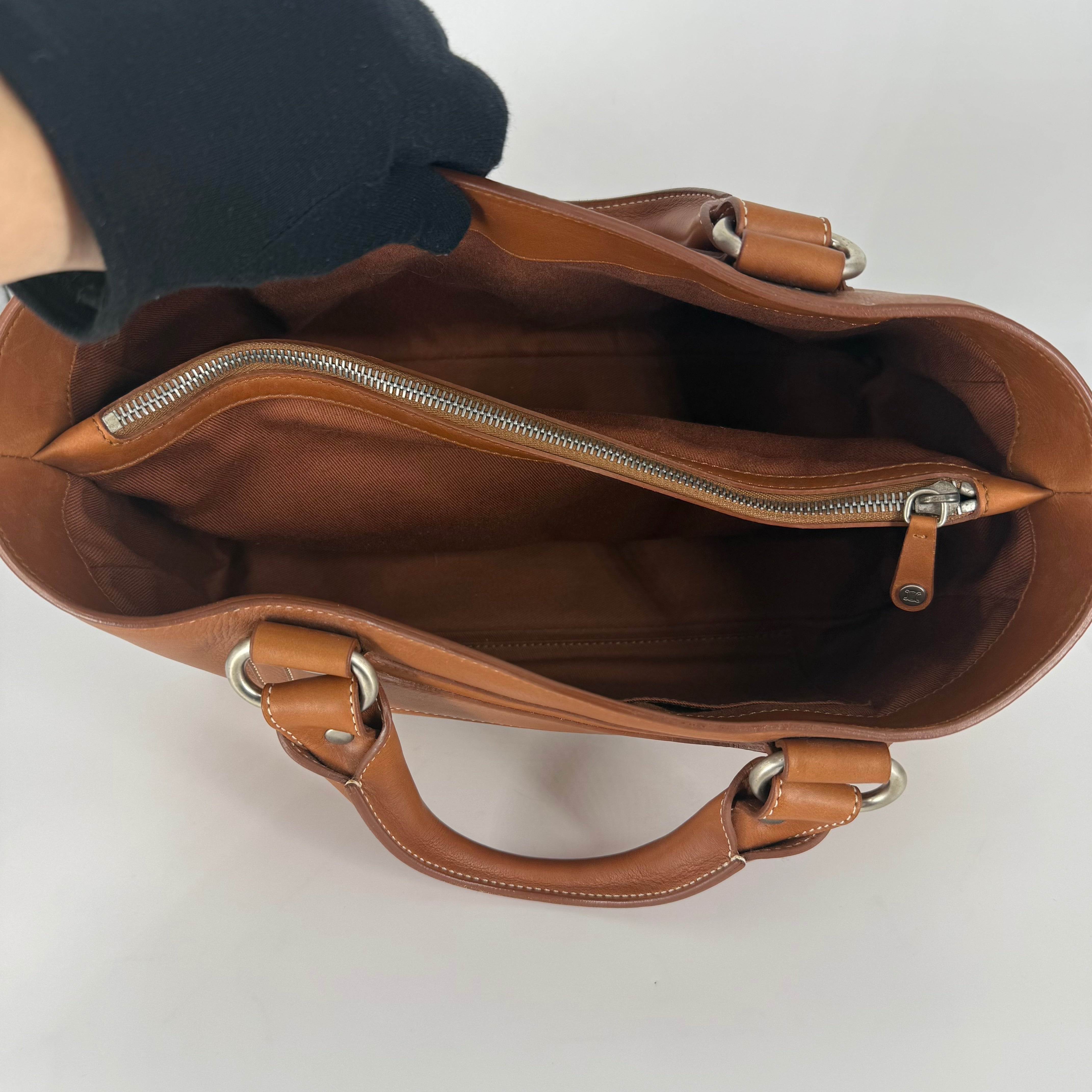 CÉLINE Boogie Bag – Brown Leather