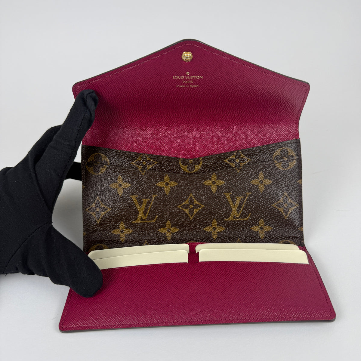 Joséphine Wallet — Monogram Canvas — Fuchsia