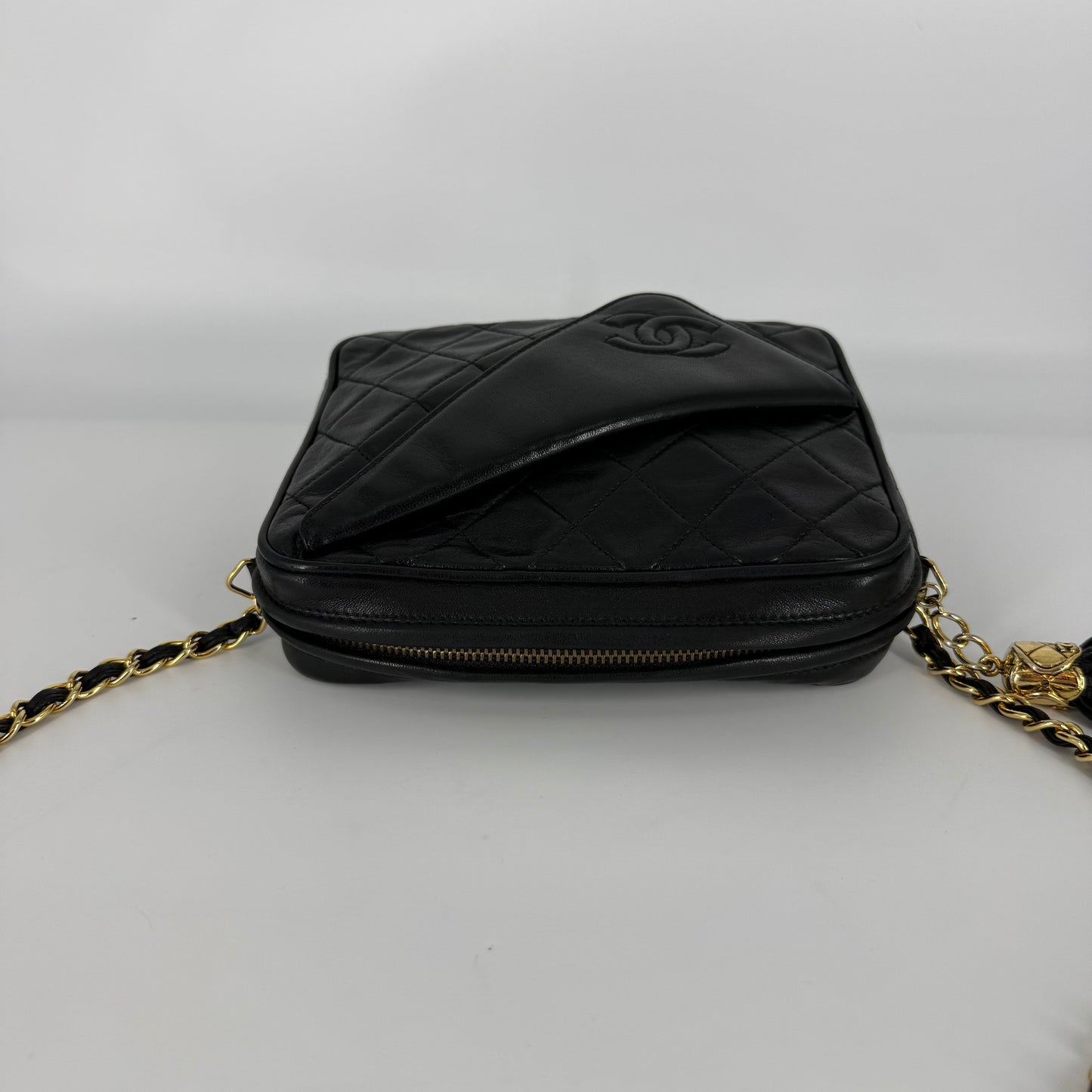 CHANEL Vintage 24-Karat Gold Camera Bag