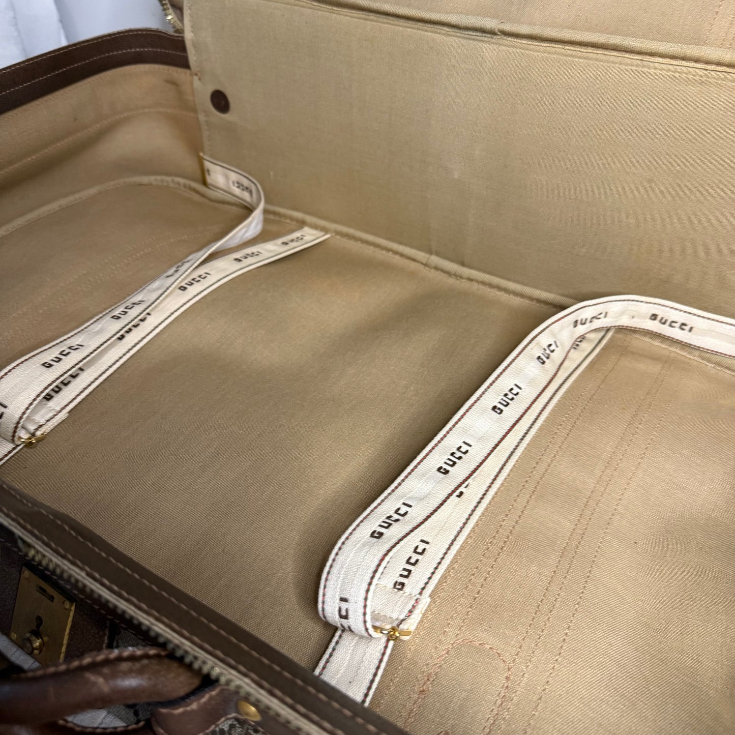 Gucci Web Supreme Suitcase