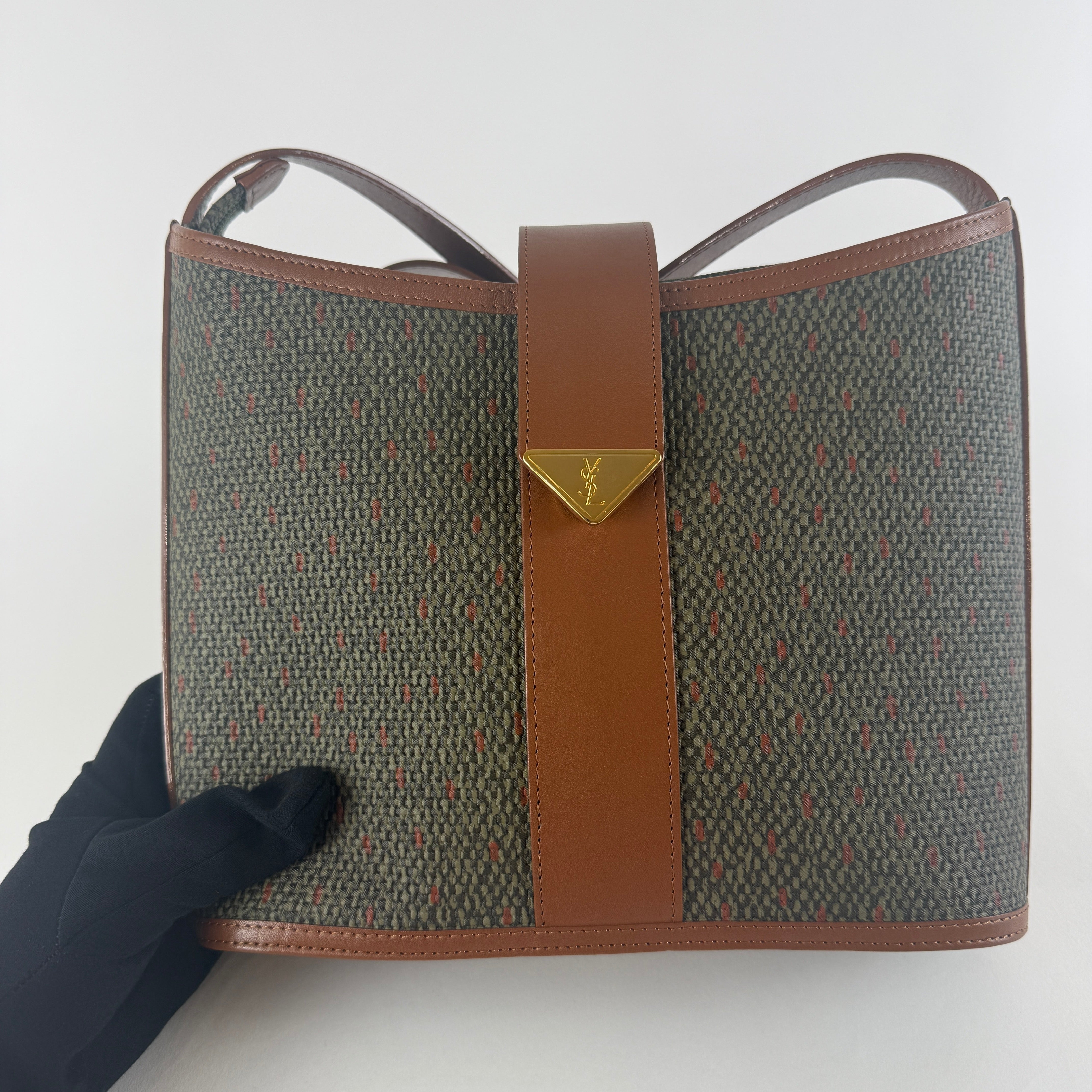 Vintage monogram Fabric & Leather