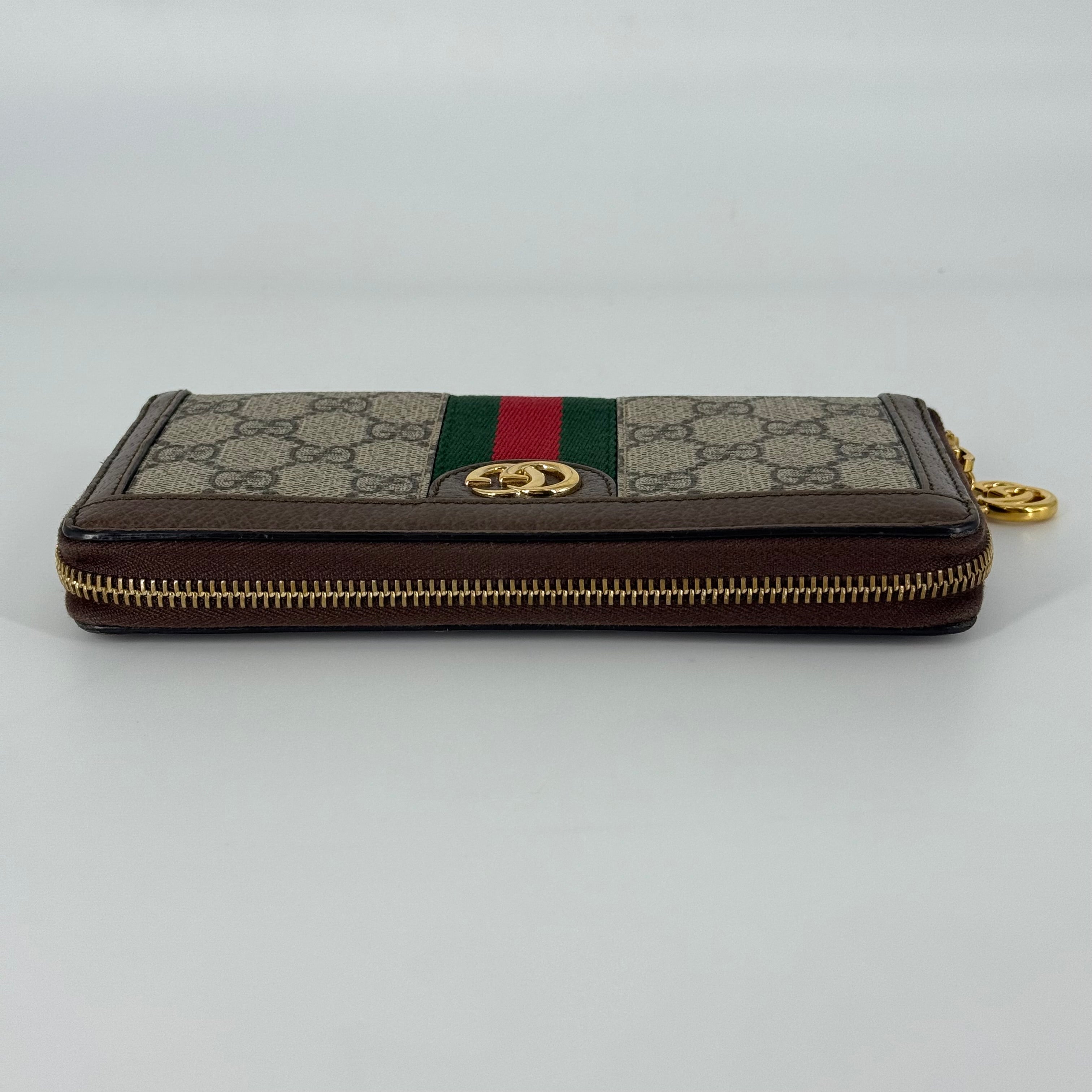 Ophidia GG Supreme Zip-Around Wallet