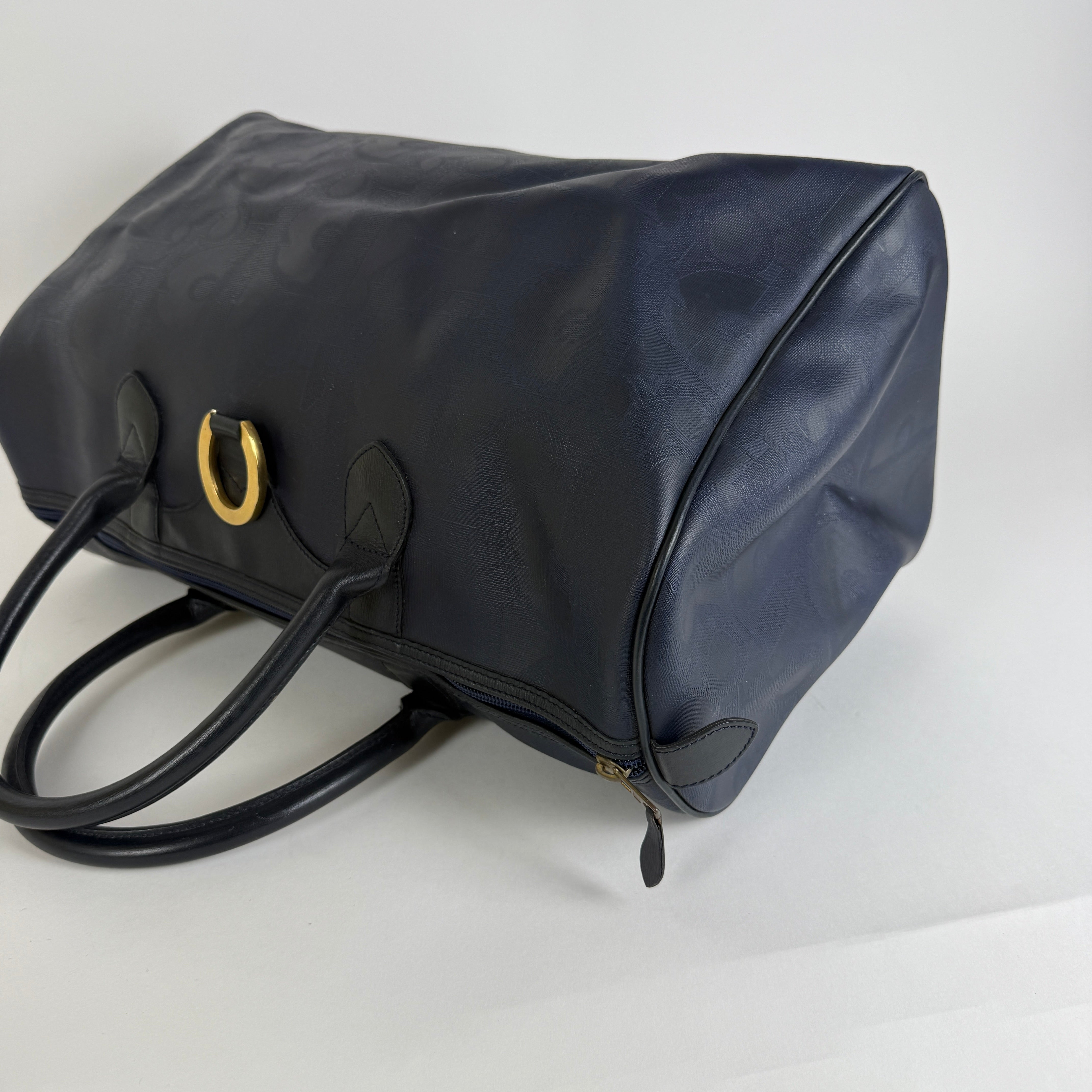 Navy Boston Travel Bag
