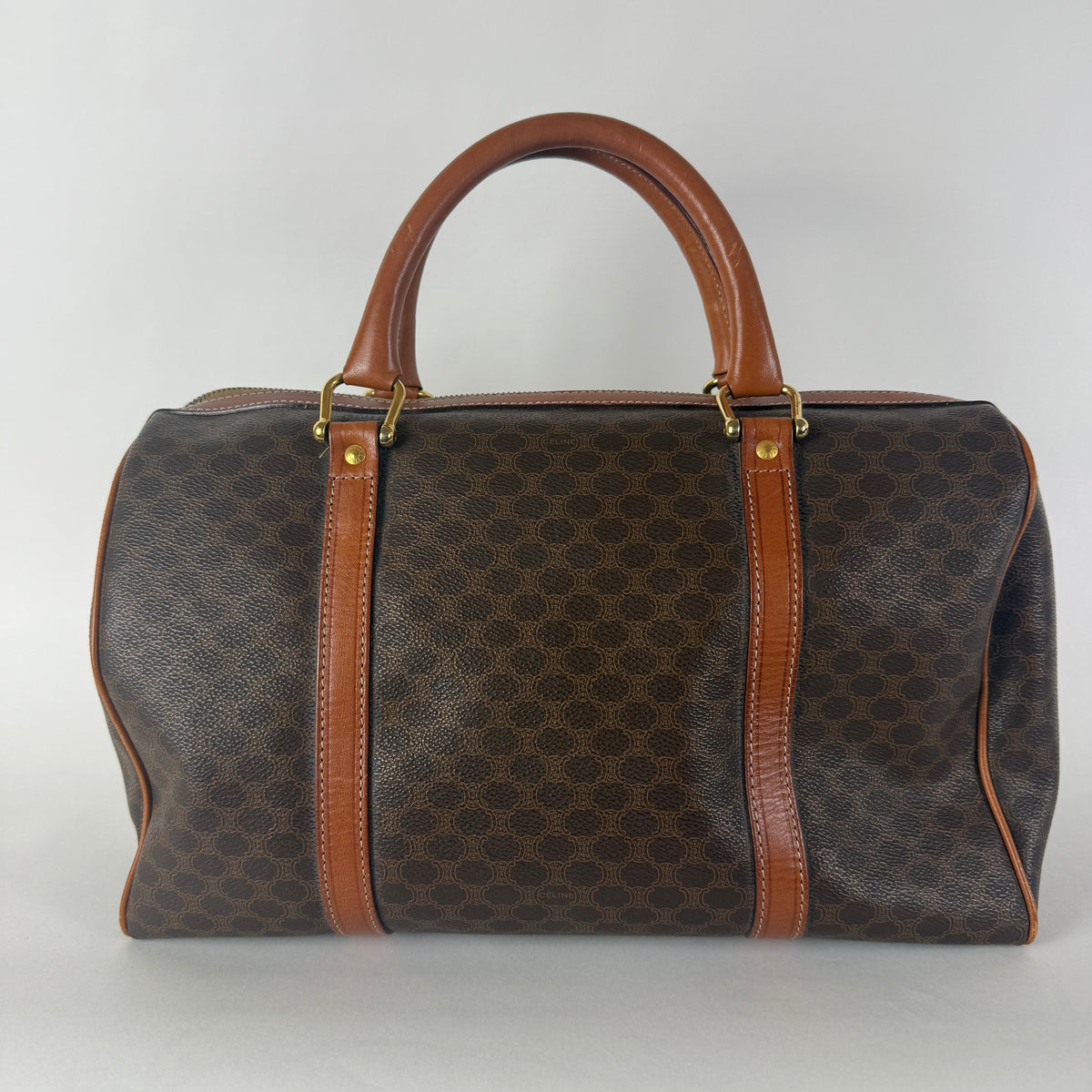 Vintage Boston Bag — Macadam Canvas