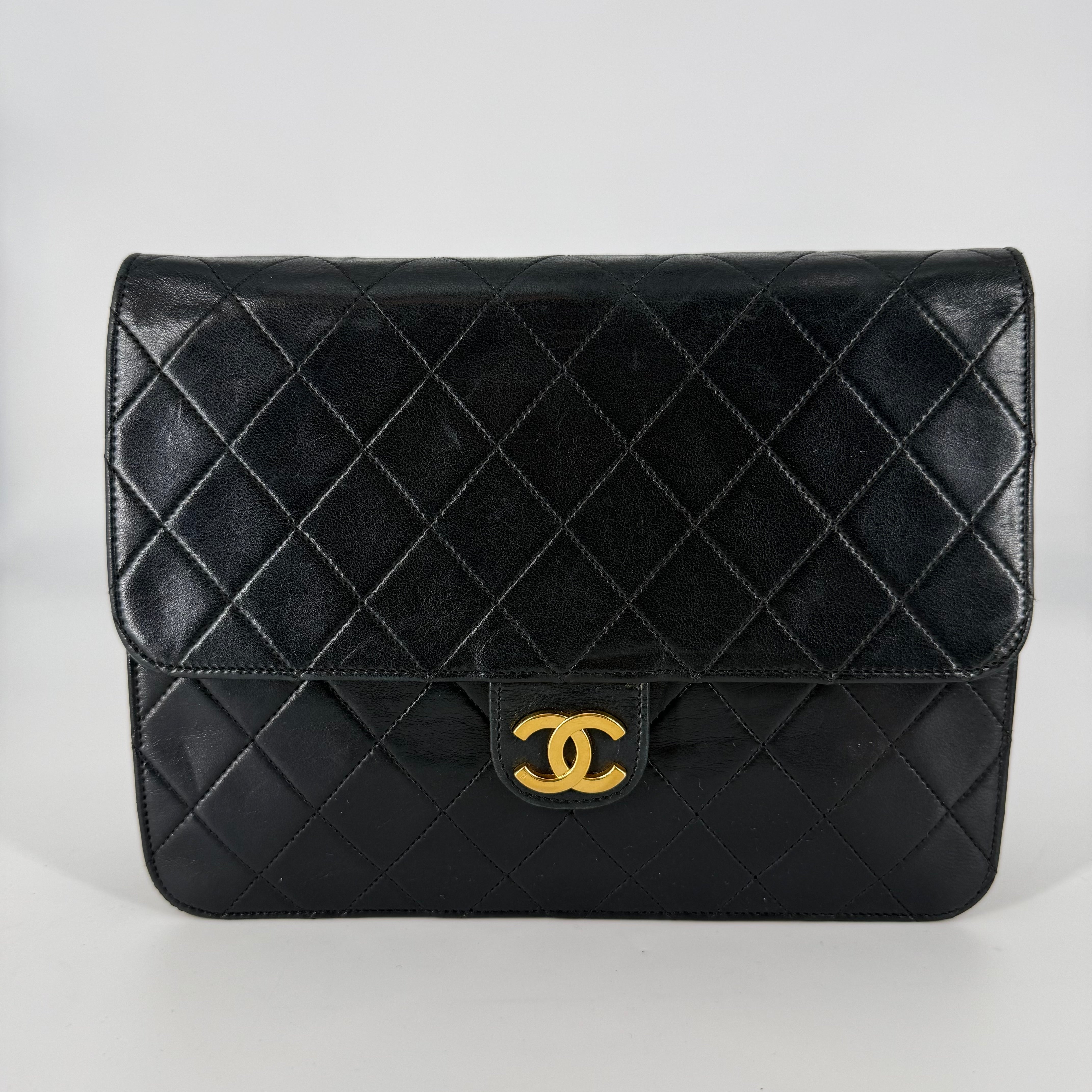 Vintage Flap Bag 24K Gold
