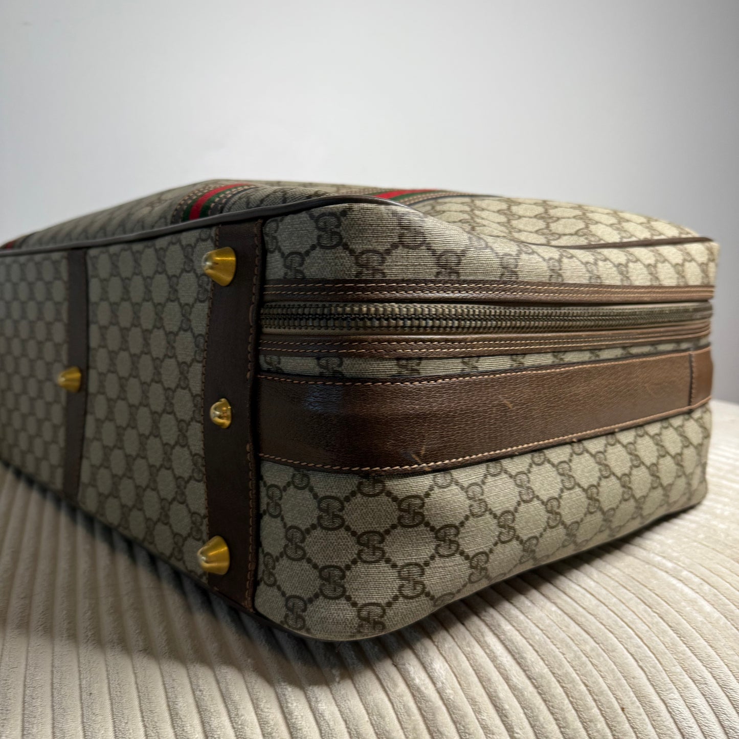 Gucci Web Supreme Suitcase