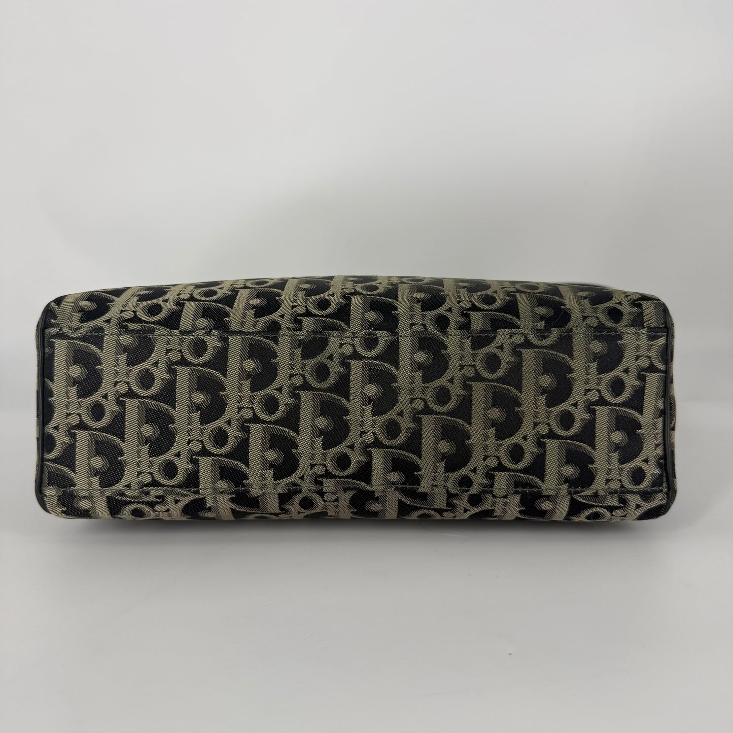 CHRISTIAN DIOR Canvas Oblique Crossbody Bag