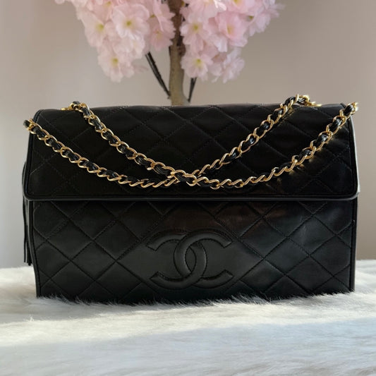CHANEL Vintage Flap 24K-Gold