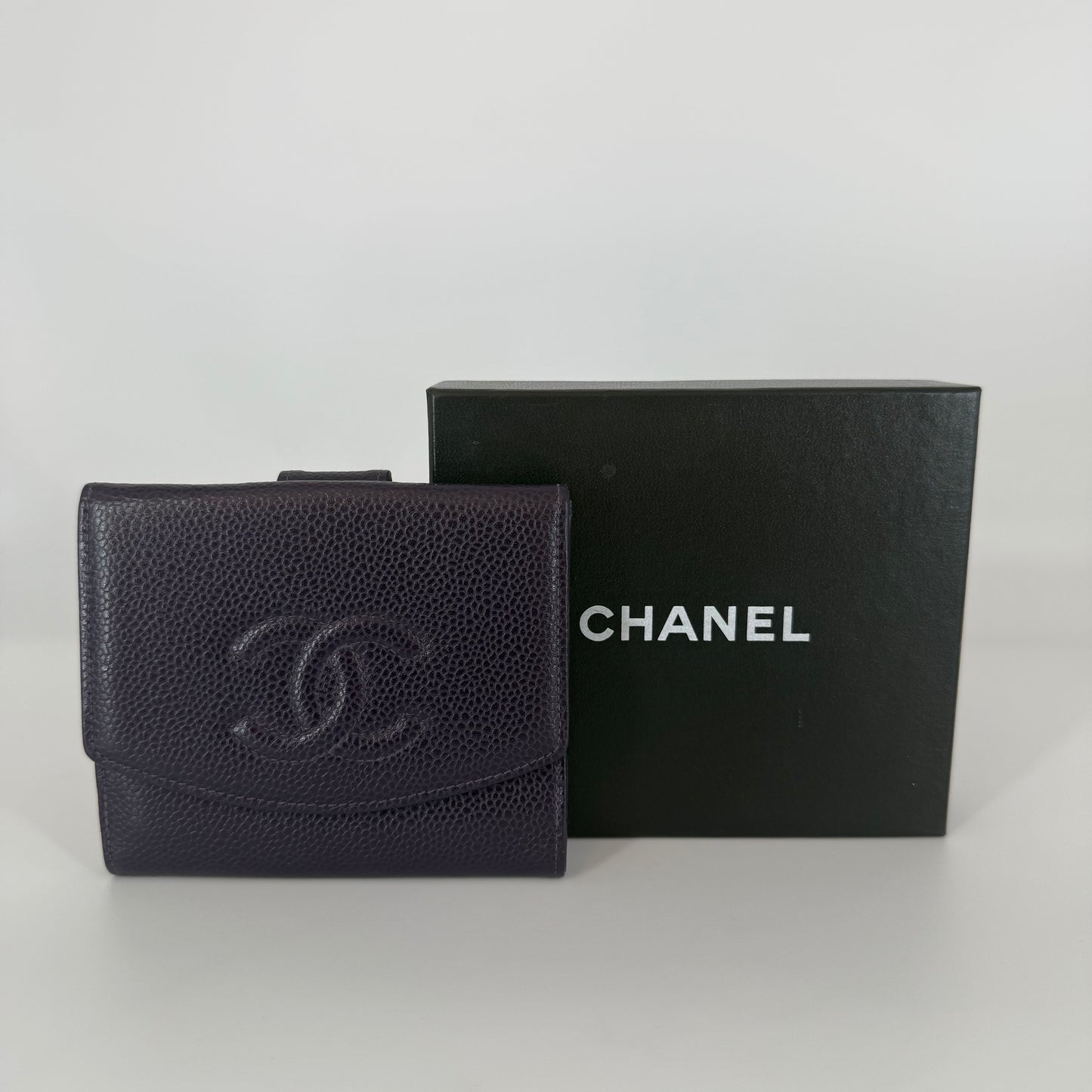 Chanel Caviar Leather Wallet – Rare Mauve