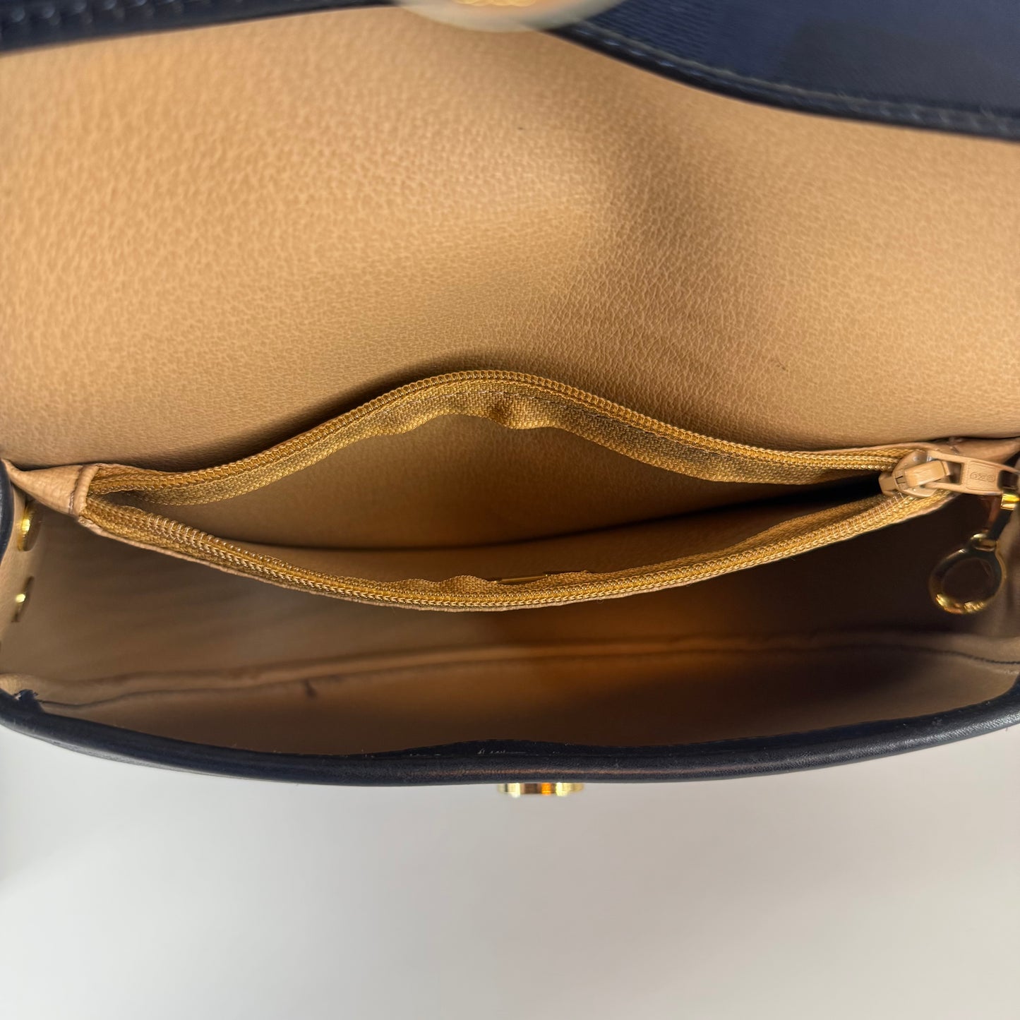 CHRISTIAN DIOR Navy Crossbody Bag