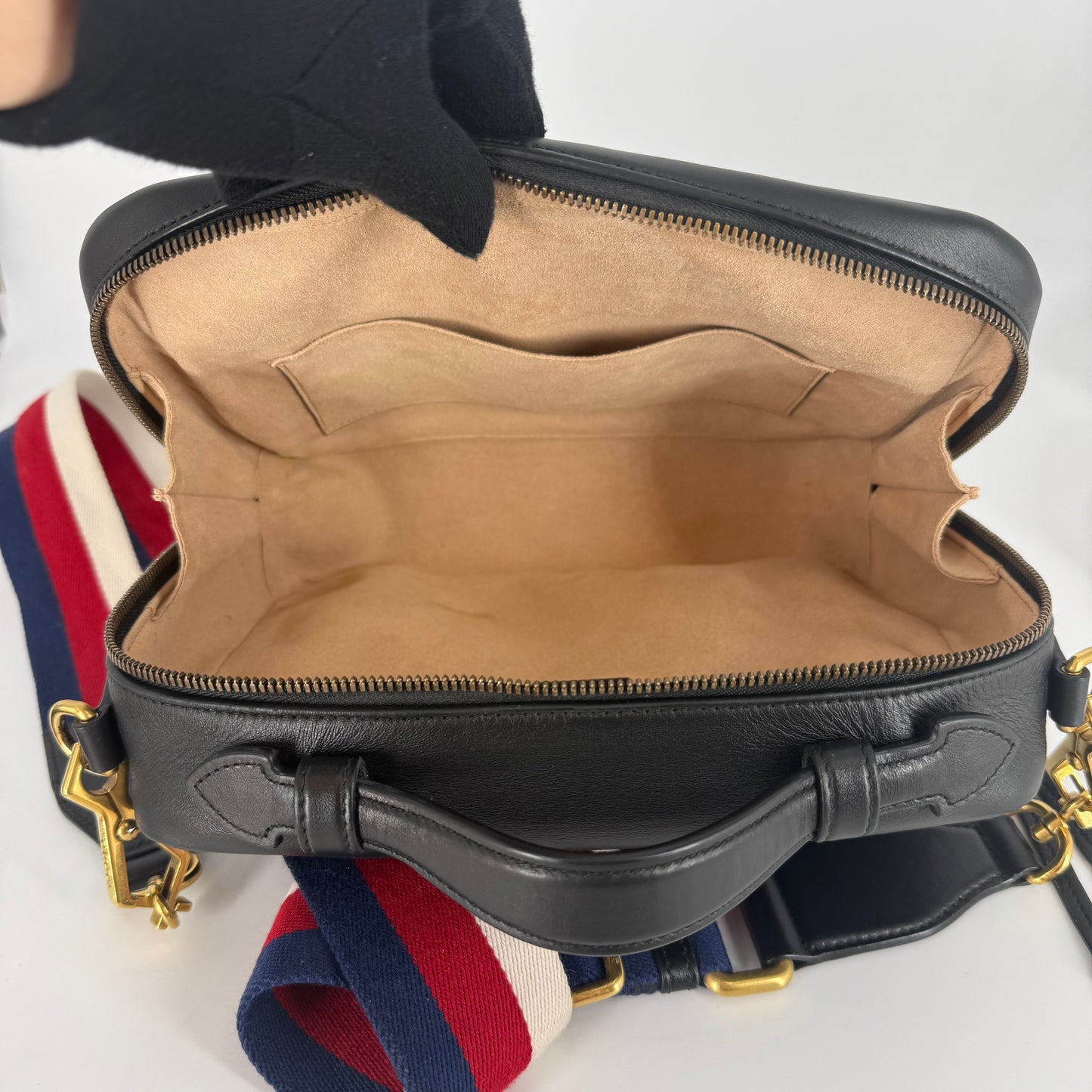 GUCCI Double G Marmont Crossbody Bag