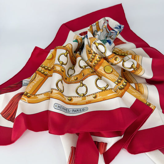 HERMES Carré 90 “Aux Champs”