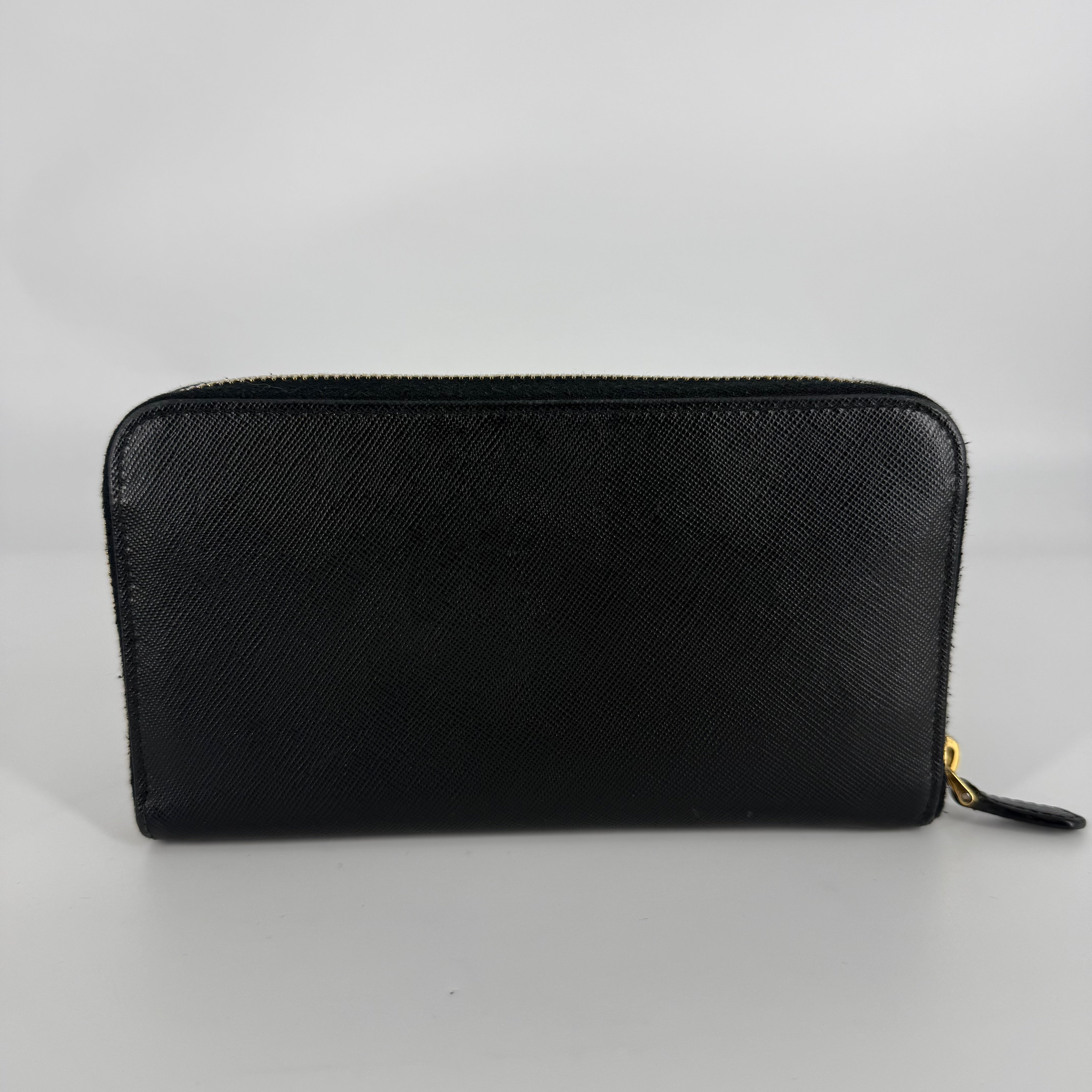 Saffiano Leather Long Wallet