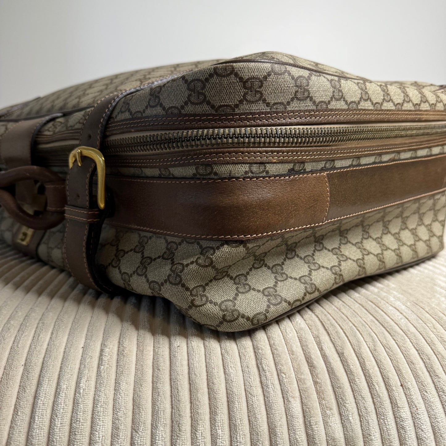 Gucci Web Supreme Suitcase