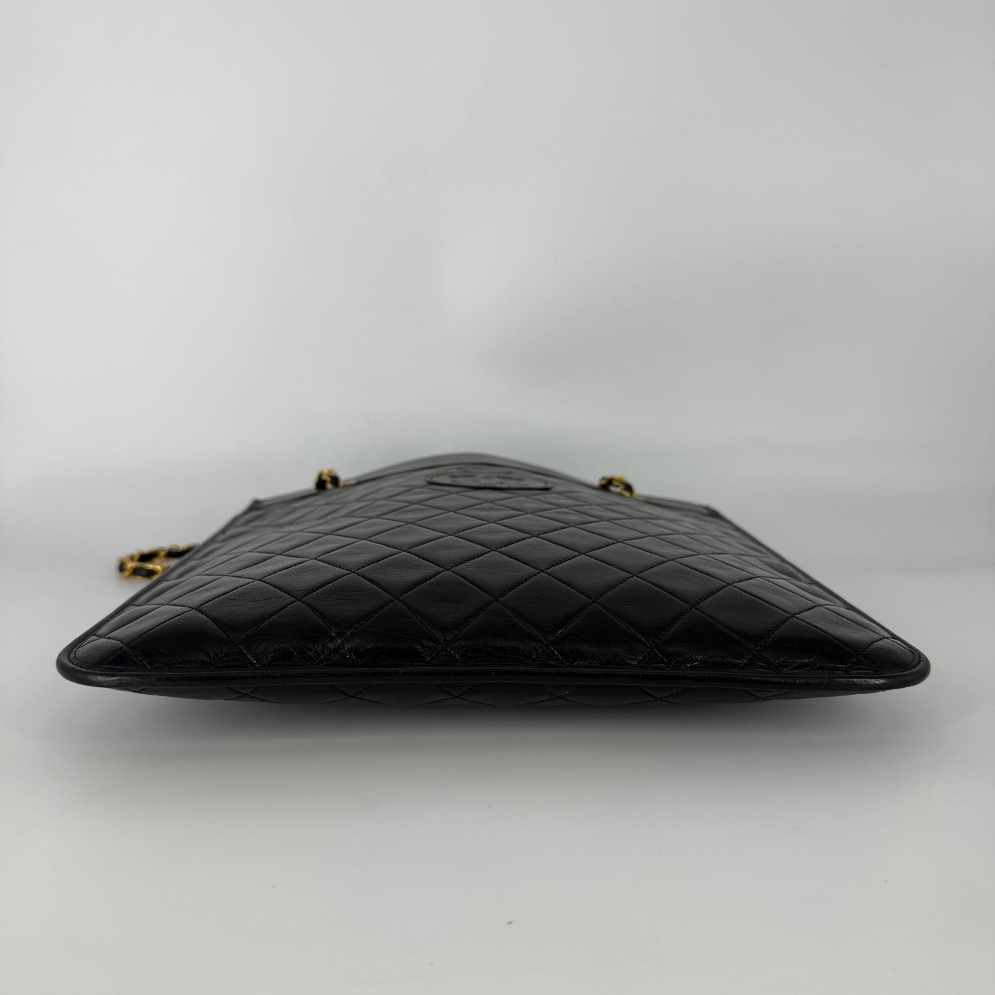 CHANEL Lambskin Tote Black