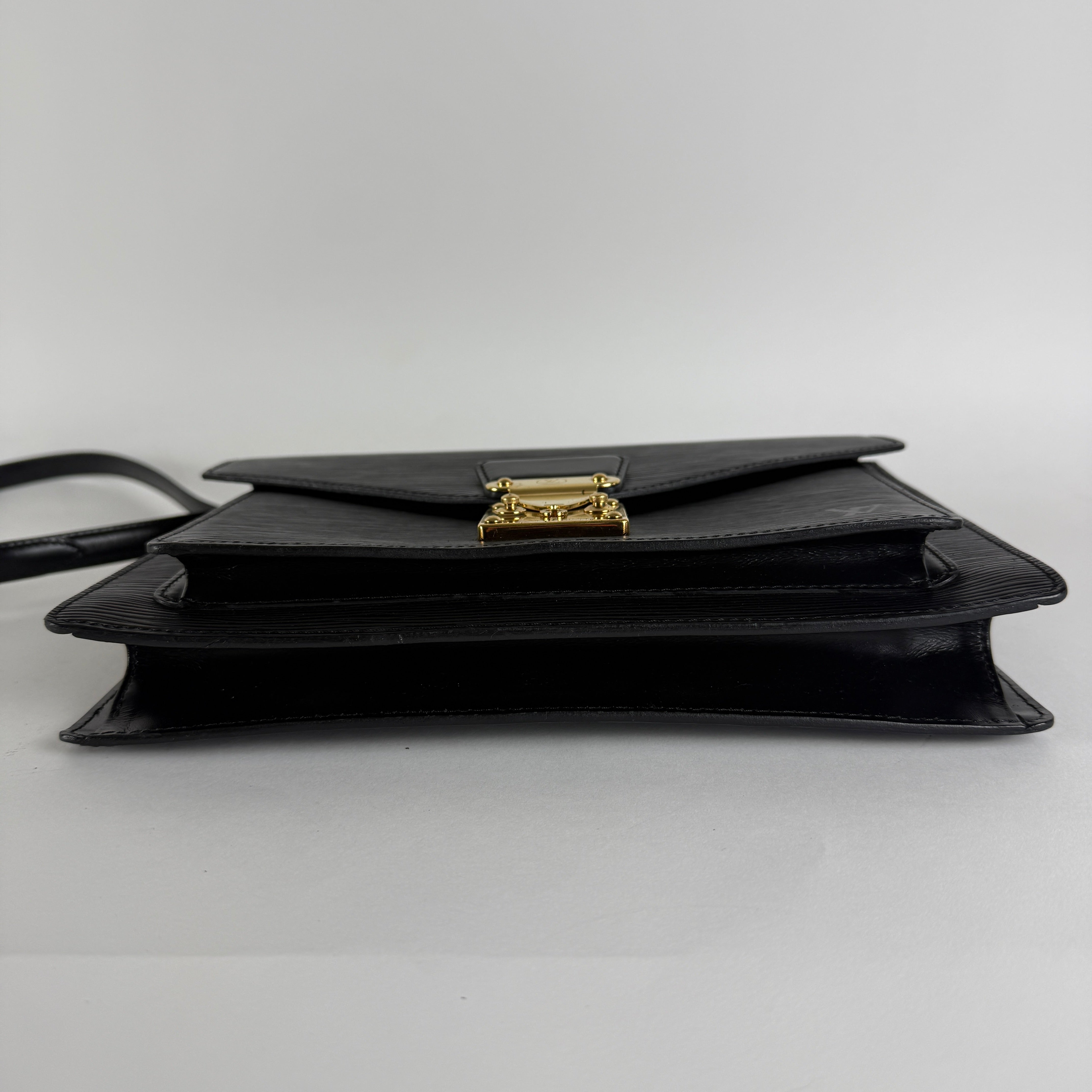 Monceau 28 — Black Epi Leather