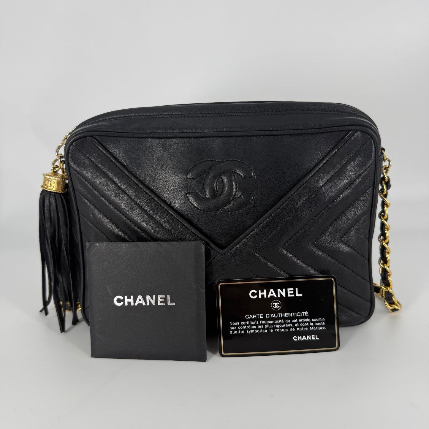 CHANEL Camera Bag – Lambskin 24K-Gold
